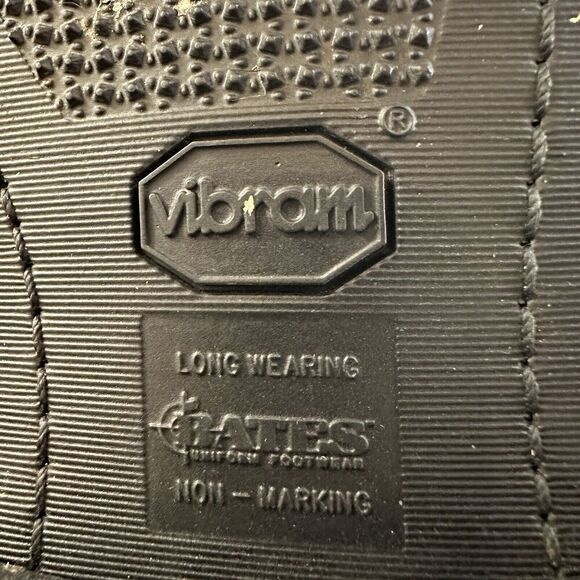 2/$30 Bates Black Lace Up Leather Oxford Shoes Non Marking Mens Size 8E Wide - Picture 4 of 13